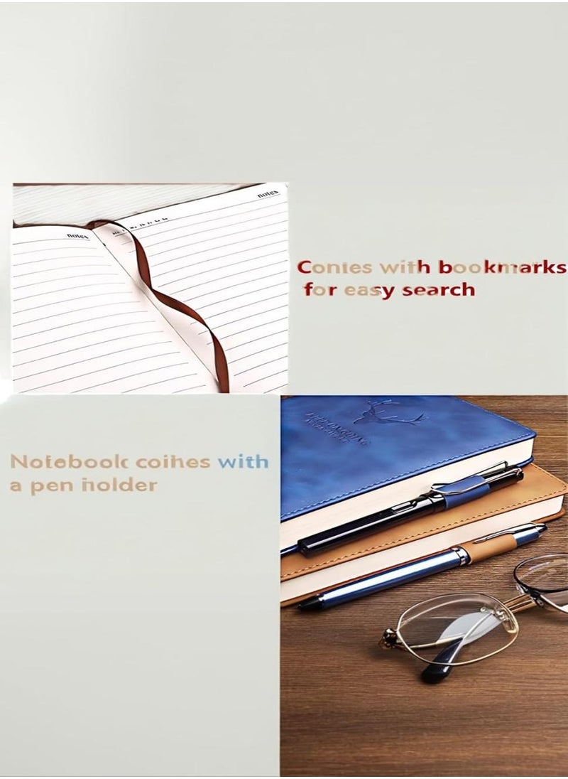 PAPERSAY Hardcover Executive Notebook - A5 Ruled Journal with Premium Thick Paper, 360 Pages, College Lined, Perfect for Office, Home, School, and Business Writing & Note Taking.（Grey ）  - Image 4