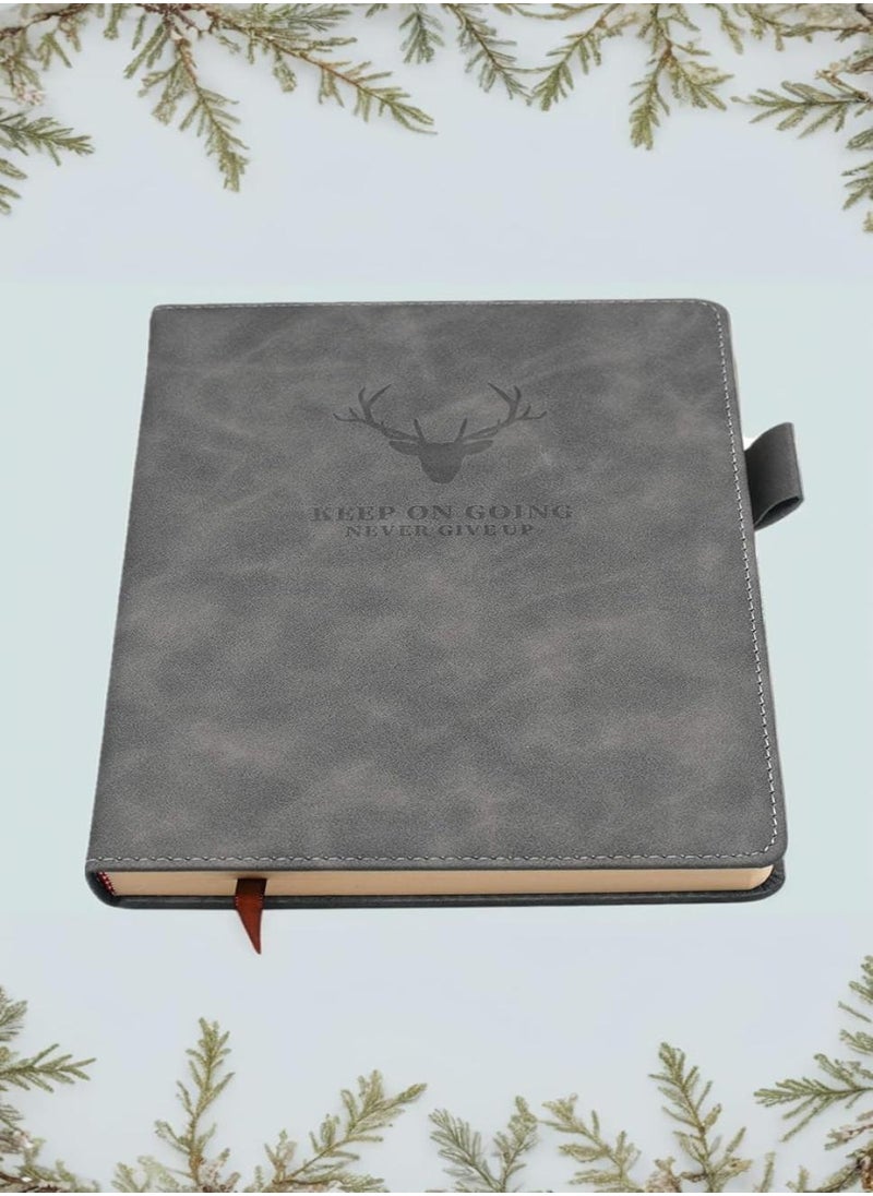 PAPERSAY Hardcover Executive Notebook - A5 Ruled Journal with Premium Thick Paper, 360 Pages, College Lined, Perfect for Office, Home, School, and Business Writing & Note Taking.（Grey ）  - Image 5