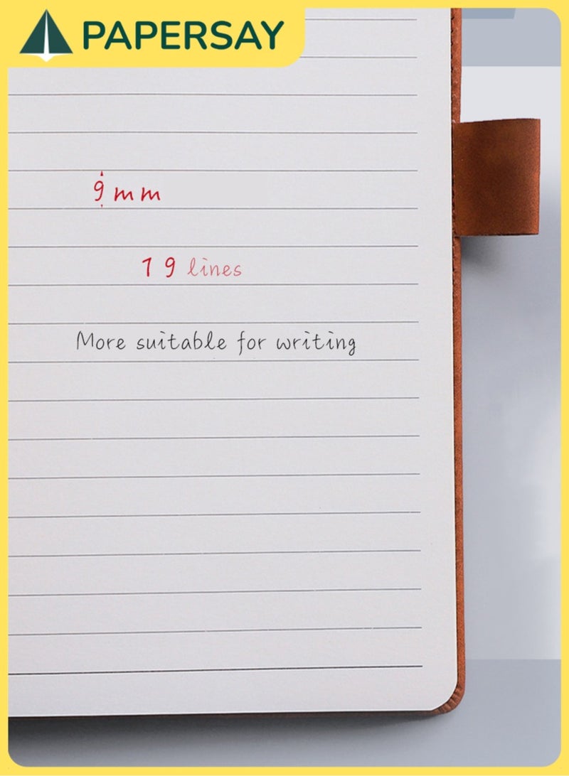  طائرة ورقية دفتر ملاحظات تنفيذي بغلاف كرتون مقوى من  - يوميات مسطر مقاس A5 مع ورق سميك ممتاز 360 صفحة مبطن بالكلية مثالي للمكتب والمنزل والمدرسة والعمل والكتابة وتدوين الملاحظات رمادي - Image 3