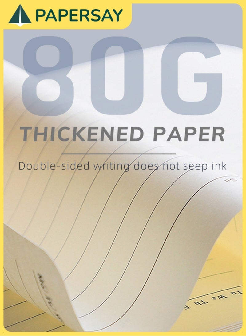  طائرة ورقية دفتر ملاحظات تنفيذي بغلاف كرتون مقوى من  - يوميات مسطر مقاس A5 مع ورق سميك ممتاز 360 صفحة مبطن بالكلية مثالي للمكتب والمنزل والمدرسة والعمل والكتابة وتدوين الملاحظات رمادي - Image 5