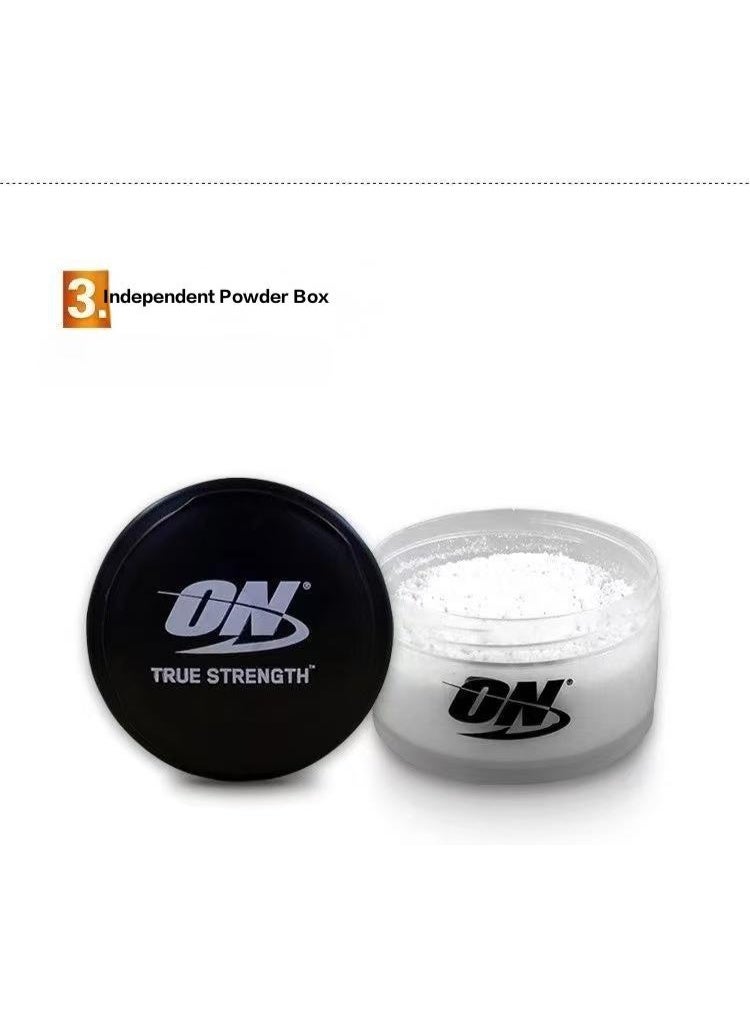 Optimum Nutrition fitness shaker with 2-layer design - Image 2