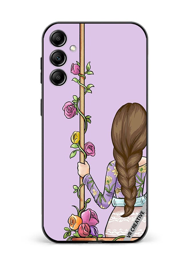 VR CREATIVE Protective Case Cover For Samsung Galaxy M14 Beautiful Girl Looking Front Design Multicolour - Image 1