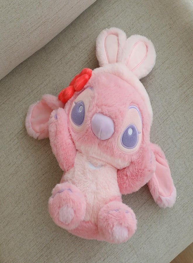 MINISO 11'' Lilo & Stitch Collection Costume Changing Bunny Plush Toy (Angel) Stuffed Animals for Valentine's Day, Mini Stuffed Animal Enthusiasts - Image 5