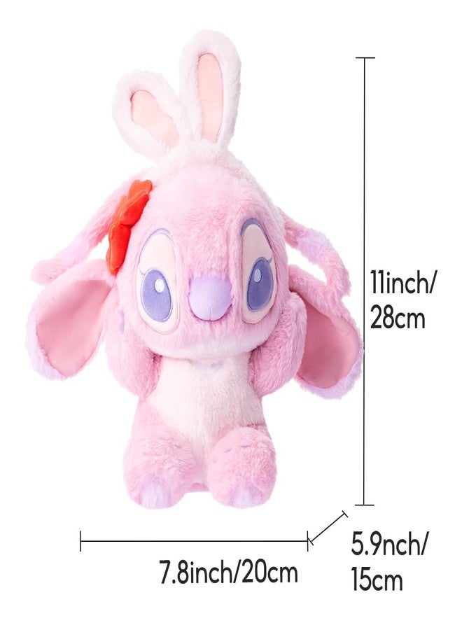 MINISO 11'' Lilo & Stitch Collection Costume Changing Bunny Plush Toy (Angel) Stuffed Animals for Valentine's Day, Mini Stuffed Animal Enthusiasts - Image 4
