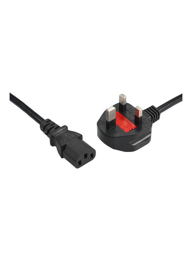 3-Prong AC Power Supply Cable Cord Black - Image 4