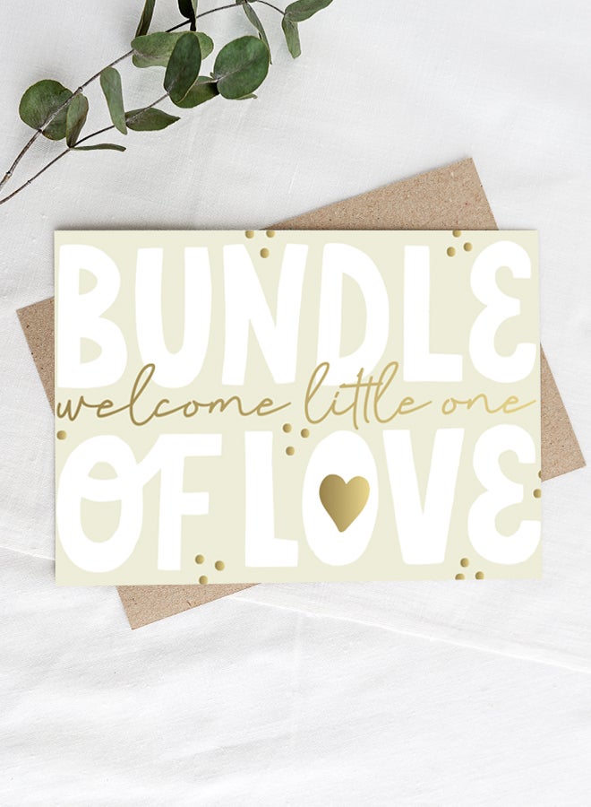 Share the Love Welcome little one, New Born Greeting Card