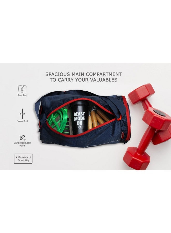 SFANE حقائب جيم سفاني للرجال حقائب رياضية للنساء حقائب دفل غير محددة للجيم للسفر والحمل حقائب دفل قابلة للتعديل - زرقاء - Image 2