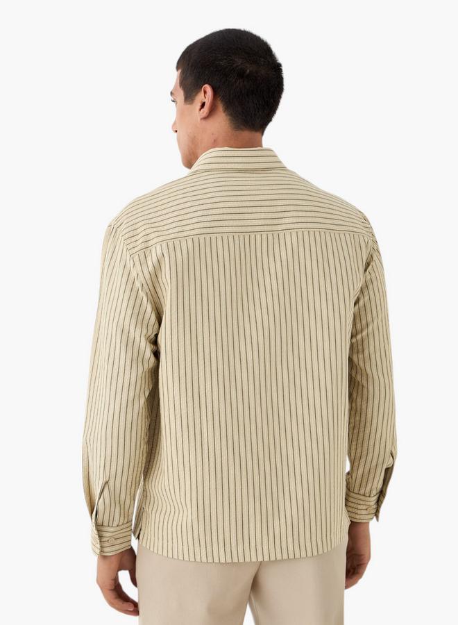 ايكونيك شيكت مخطط أيقوني بجيوب - Image 3