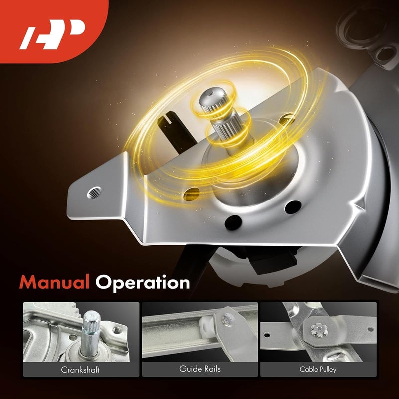 A-Premium Window Regulator Replacement for Toyota Echo 2000-2005, Manual, Front Left - Image 3