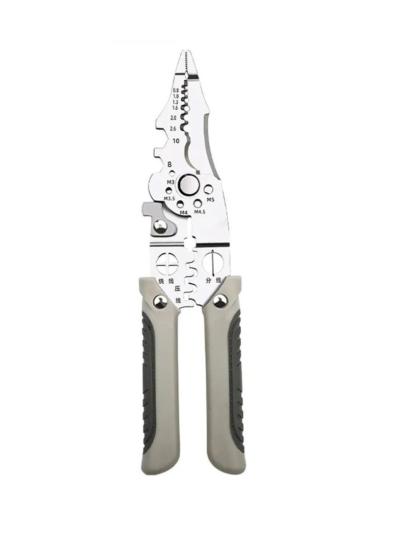 Excefore - Upgrade Multifunctional Wire Stripper Crimper Cable Cutter Pliers New Heavy Duty Multipurpose Wire Stripper Adjustable Wire Strippers and Crimping Tool for Stripping Crimping Cutting - Image 1
