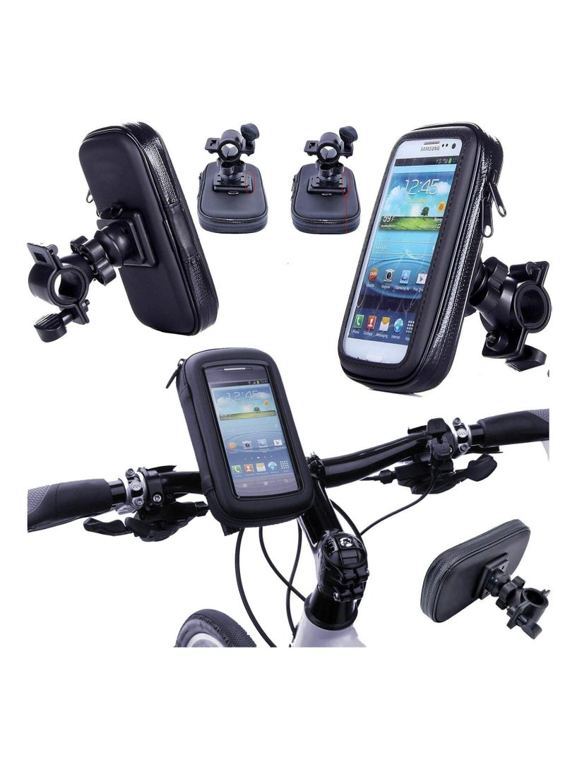 No branded Bike Phone Holder Waterproof Phone Case Adjustable Mobile Cover Weather Resistant  - Image 1