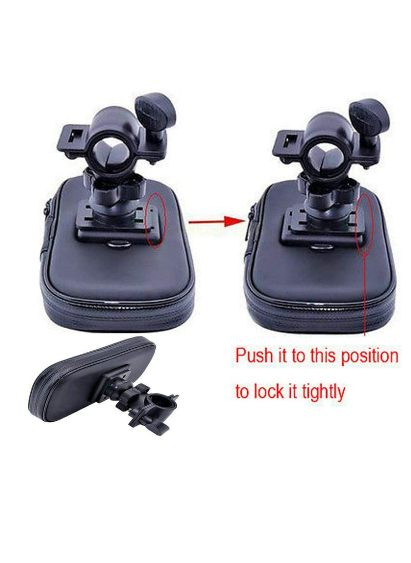 No branded Bike Phone Holder Waterproof Phone Case Adjustable Mobile Cover Weather Resistant  - Image 3