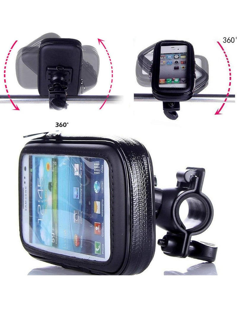 No branded - Bike Phone Holder Waterproof Phone Case Adjustable Mobile Cover Weather Resistant - Image 1