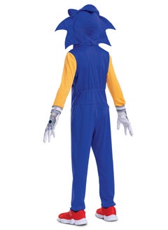 Party Centre Sonic Costume for Kids, Official Sonic Prime Costume and Headpiece  - Image 2
