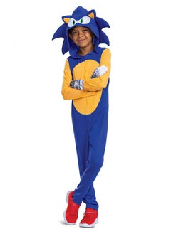 Party Centre Sonic Costume for Kids, Official Sonic Prime Costume and Headpiece  - Image 1