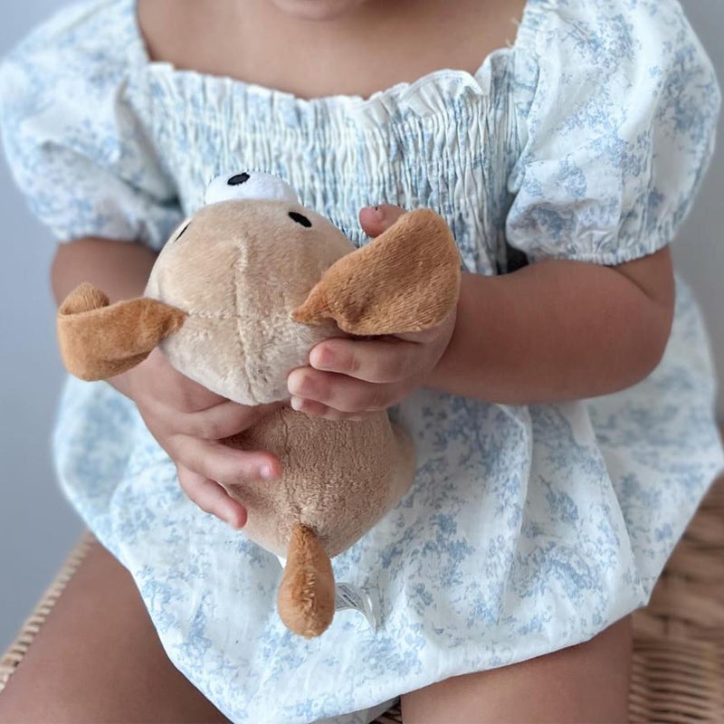 MERSARIPHY Baby Summer Clothes Newborn Infant Girl Smocked Pleated Romper Bubble Short Sleeve Bodysuit Outfits(Blue floral,0-3 Months) - Image 3