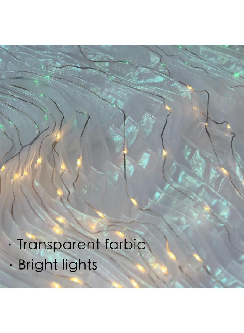 Bluejw Belly Dance Adjustable Led Isis Wings Cloak Dancing Props Accessories LED Wing Belly Dance Glow Light Up Costume Party Club Wear Wings With Sticks - Image 3