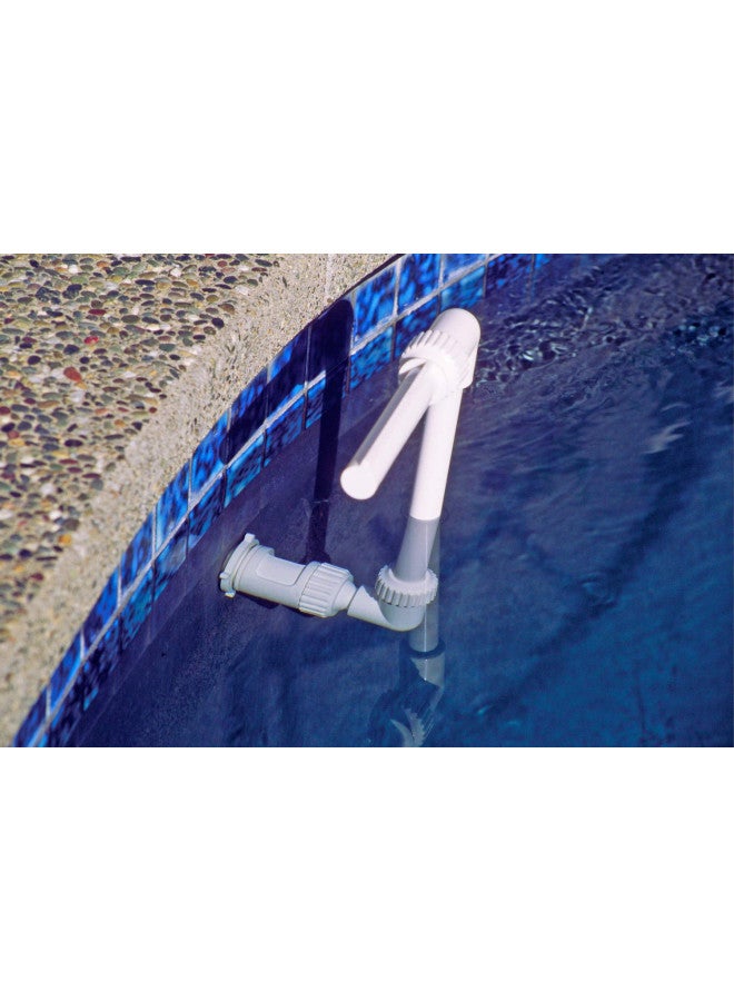 Poolmaster 54507 Spa and Swimming Pool Waterfall Fountain, For Pools with 1.5-Inch Threaded Return Fitting, Medium, Multicolor - Image 1