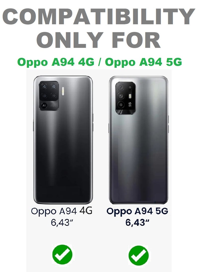 we3 2 Piece Tempered Glass Screen Protector Anti-Spy Privacy Designed For OPPO A94 4G Full Screen Coverage And Bubble Free  - Image 3