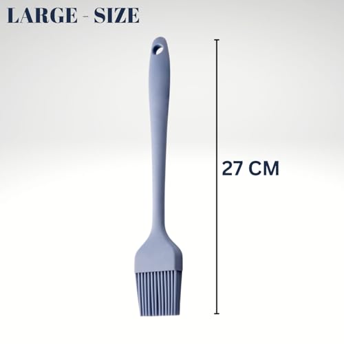 Giffy Food Grade Silicone Basting Pastry Brush – 10.5 Inch Heat Resistant BBQ Grill Barbecue Oil Brush for Cooking, Baking, and Grilling – Large, Non-Stick, Durable Kitchen Tool - Image 2