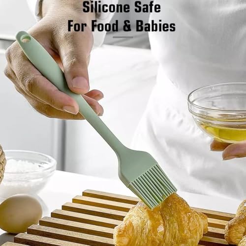 Giffy Food Grade Silicone Basting Pastry Brush – 10.5 Inch Heat Resistant BBQ Grill Barbecue Oil Brush for Cooking, Baking, and Grilling – Large, Non-Stick, Durable Kitchen Tool - Image 3