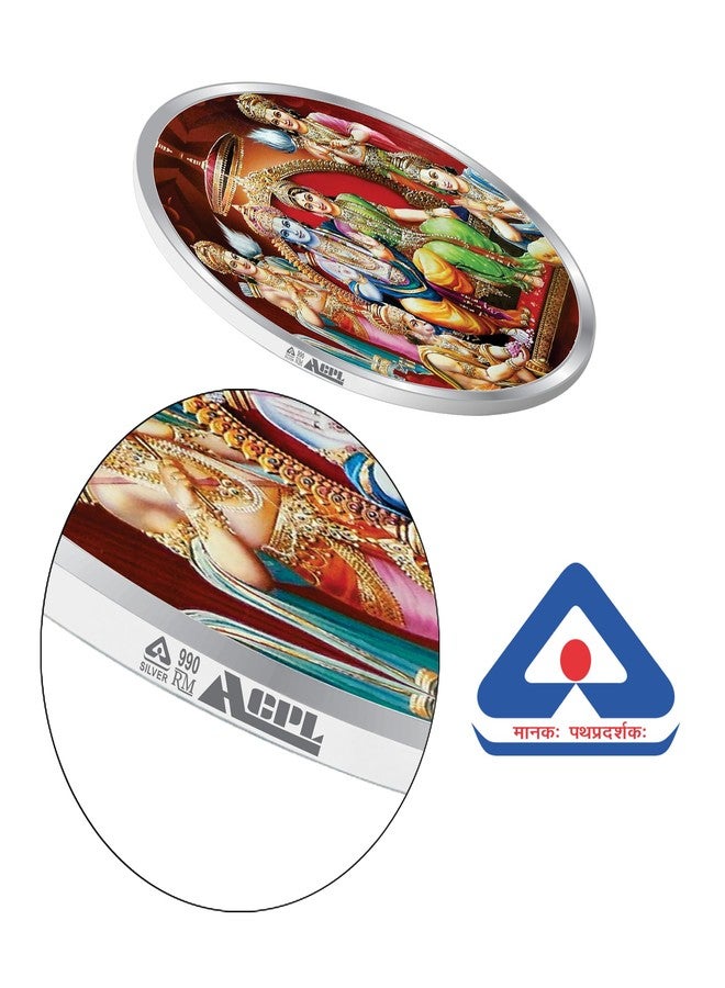 ACPL Precious Moments BIS Hallmarked Silver Coin Ram Darbar Colorful Design 10GM 999 Pure - Image 5