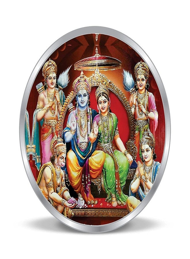 ACPL Precious Moments BIS Hallmarked Silver Coin Ram Darbar Colorful Design 10GM 999 Pure - Image 1