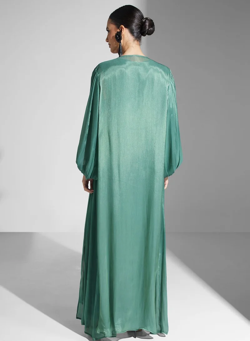 hayas closet Teal Maxi Dress
