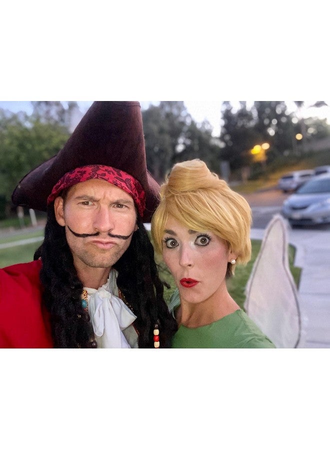 TSNOMORE Blonde Cosplay Wig for Women Short Straight Synthetic Wig with Bun Halloween Costume Party Wig for Girls - Image 3