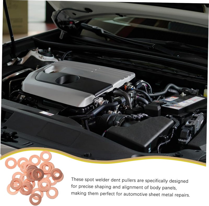 Unomor 100pcs Dent Puller for Auto Professional Welder Washers for Efficient Soldering and Panel Restoration - Image 3