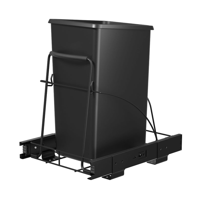 lifancy Pull Out Trash Can Under Cabinet Shelf - Under Sink Trash Can Pull Out Slider for 30â€“35 Quart Cans Up to 80 lb - Cabinet Trash Can Pull Out Kit - (Can Not Included) - Image 1