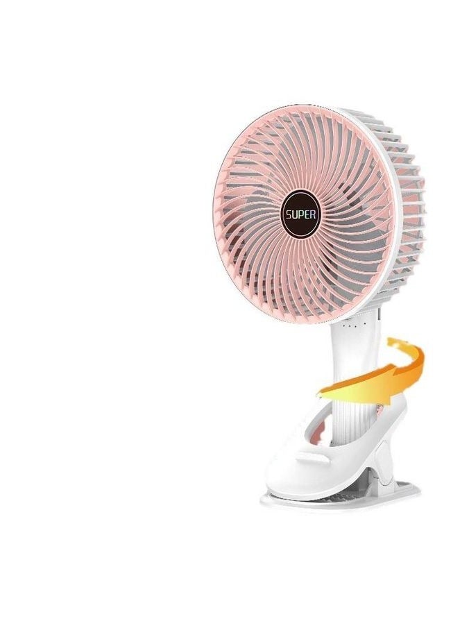 مروحة صغيرة تعمل بمشبك USB مع 3 إعدادات للسرعة و360 درجة؛ إمكانية التعديل - مناسبة لسطح المكتب والمكتب والاستخدام الخارجي  - Image 4