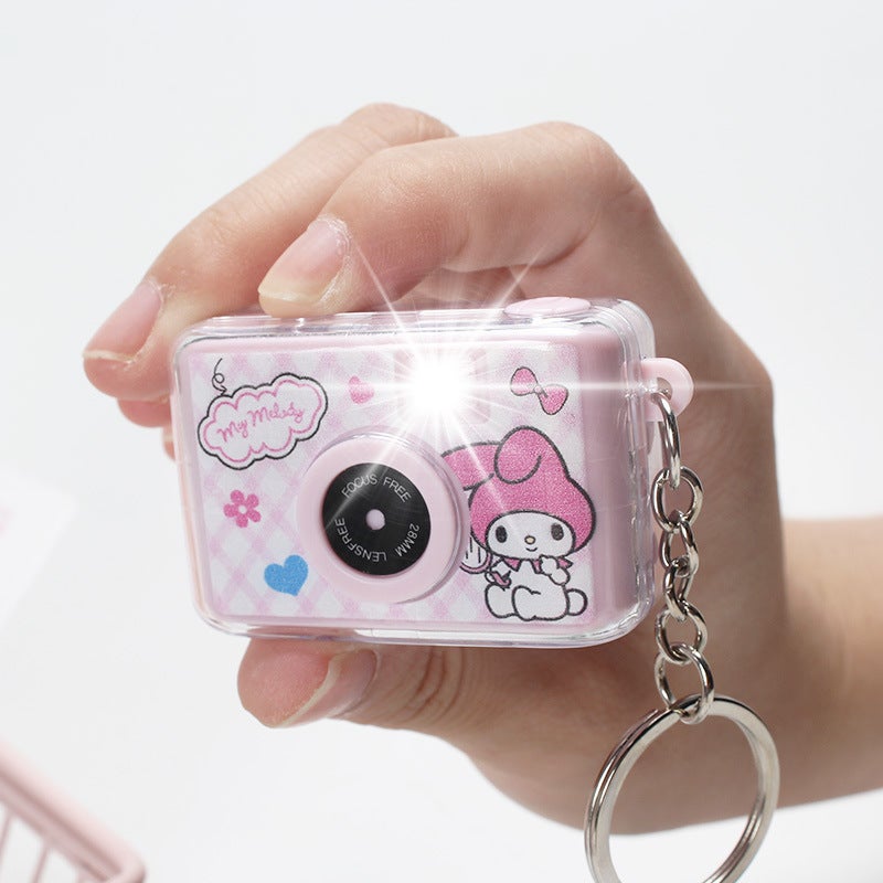 Luminous Sanrio Camera Pendant Yugui Dog Luminous Small Camera Keychain Kulomi Meruti Camera Accessories - Image 3
