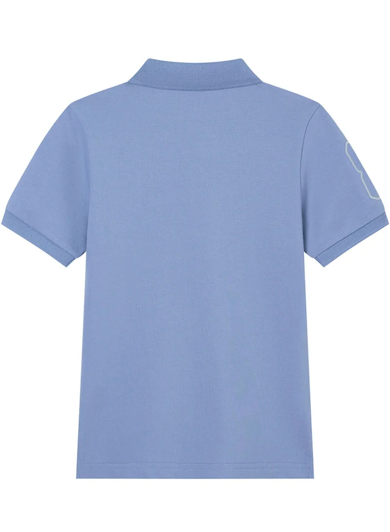 GIORDANO  Kids’ Slim Fit Lion Embroidered Cotton Polo  | Best Price UAE