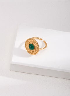 The vintage ring is adjustable, exquisite and fashionable