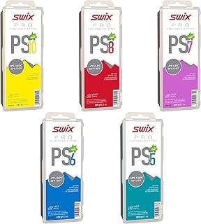 Swix PS07-18 - PRO Speed Wax - PS7 Violet 18 to 28 Degrees Fahrenheit - 180g Bar - Fluoro Free - Ski or Snowboard - Image 1