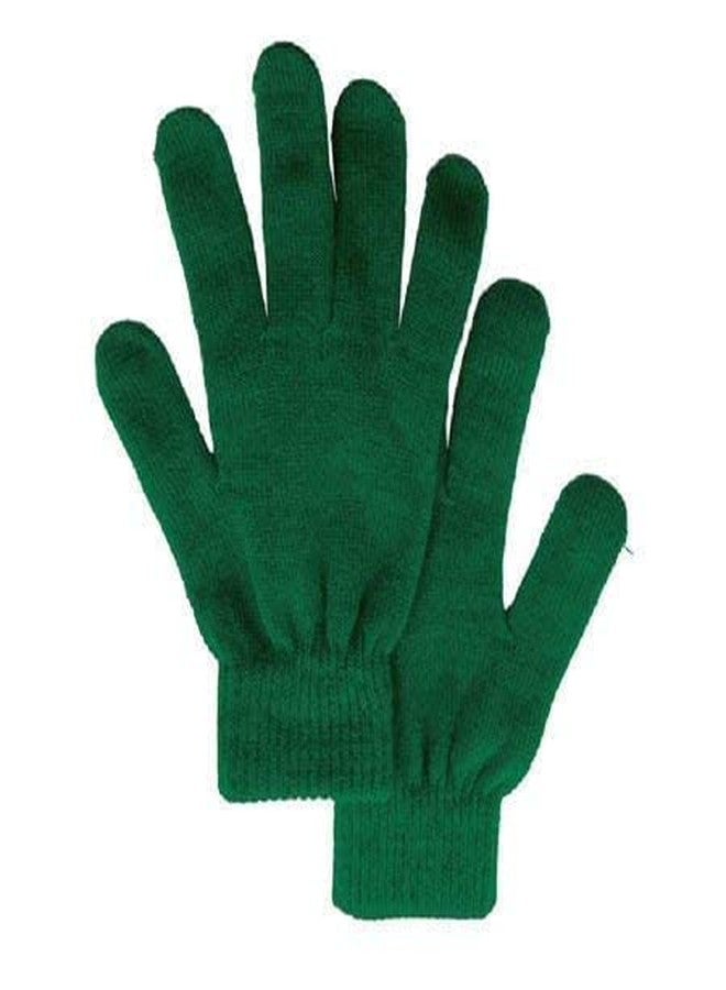 JMP Boy's and Girl's of School Winter Woolen Cap and Glove (5-10 Years) (Specially for Kids) (Green) - Image 3