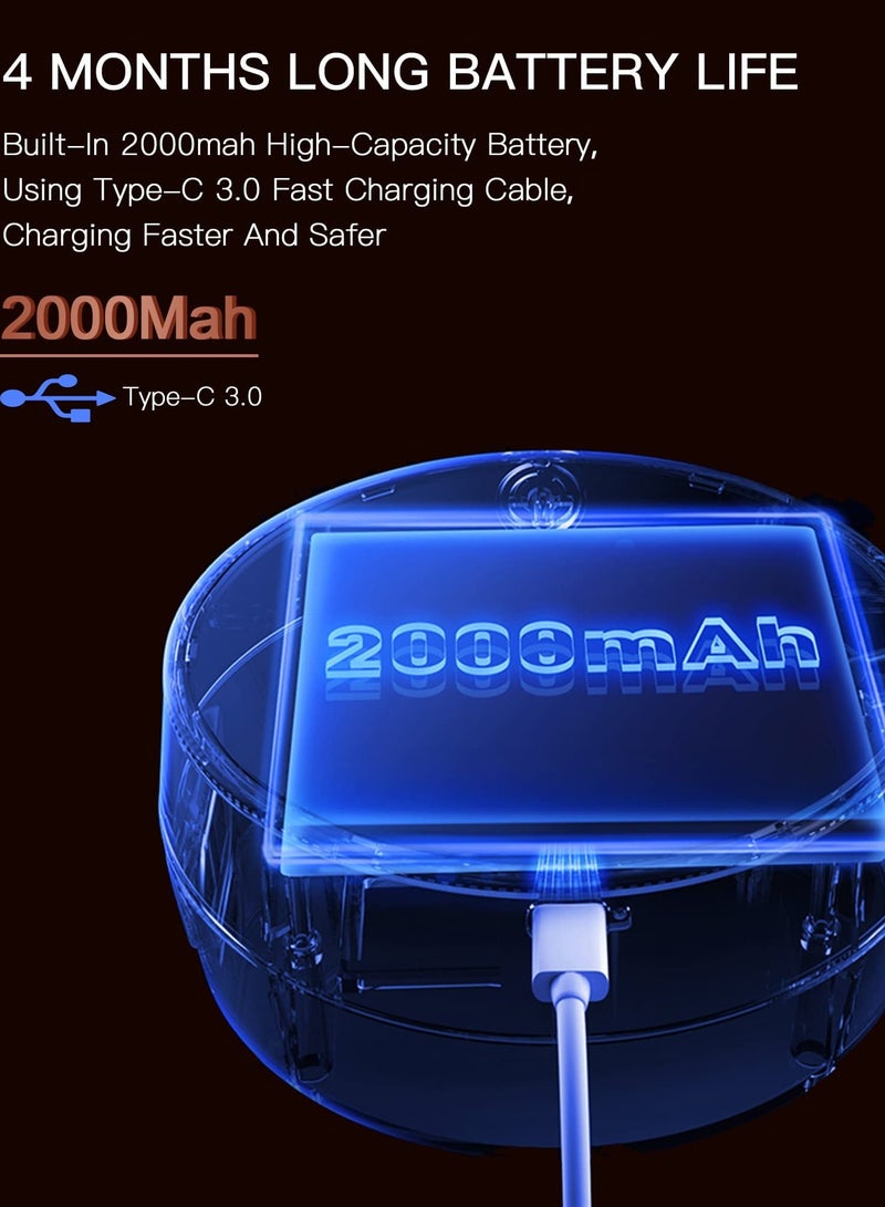 Zikra Automatic Foam Soap Dispenser, Wall-Mounted Non-Contact Infrared Intelligent Induction Foam Machine, 300Ml Large Capacity, Suitable For A Variety Of Cleaning Liquids, Can Be Used In Toilets, Kitchens - Image 4