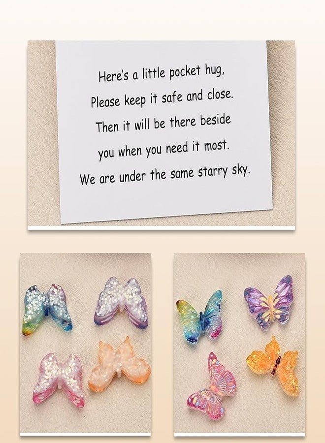 Sisadodo Butterfly Pocket Hug Token for Friends Encouragement Inspirational Gifts for Daughter Son Birthday Gifts for Grandson Granddaughter Mom Dad Long Distance Relationship Gifts for Women Men - Image 5