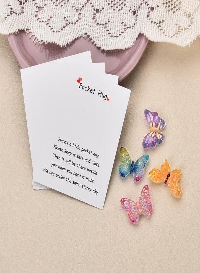 Sisadodo Butterfly Pocket Hug Token for Friends Encouragement Inspirational Gifts for Daughter Son Birthday Gifts for Grandson Granddaughter Mom Dad Long Distance Relationship Gifts for Women Men - Image 4