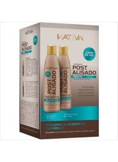 Kativa Tech Kativa Post Relaxer Kit X 2 Units (Shampoo + Conditioner 250 Ml X X 250 Ml) by KATIVA