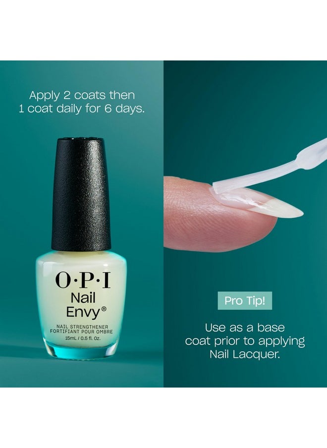 OPI - Nail Envy Nail Strengthening Treatment Stronger Nails In 1 Week Vegan Formula* Clear 0.5 Fl Oz - Image 1