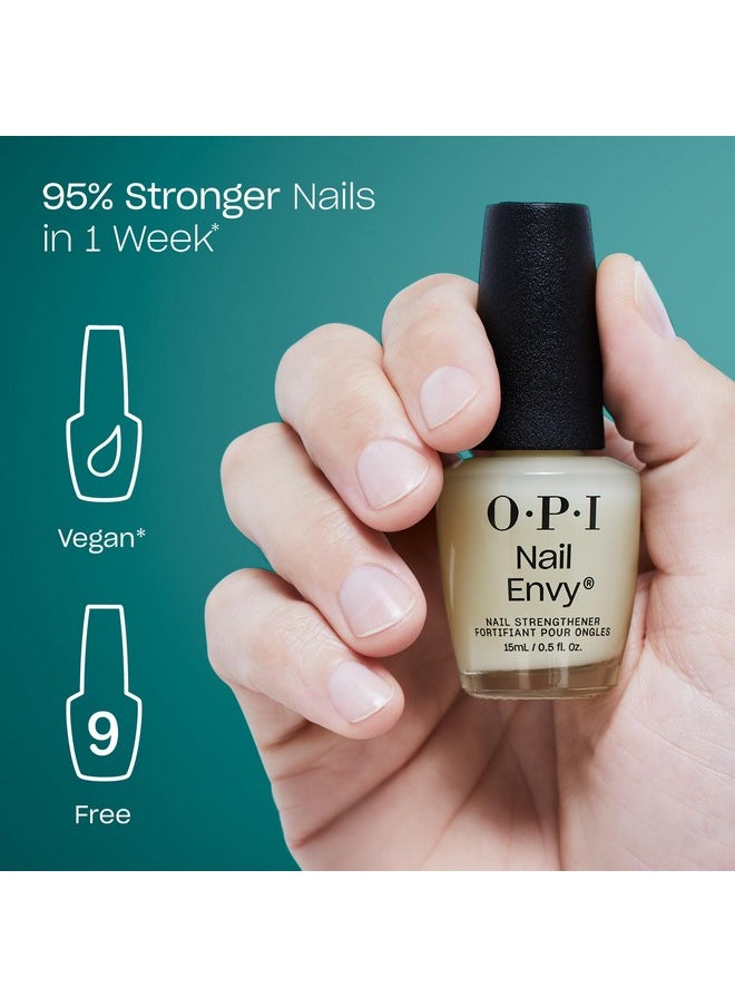 OPI - Nail Envy Nail Strengthening Treatment Stronger Nails In 1 Week Vegan Formula* Clear 0.5 Fl Oz - Image 1