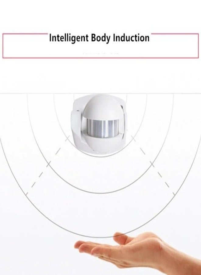 روبوكريز مفتاح أمان خارجي مثبت على الحائط مزود بمستشعر حركة بالأشعة تحت الحمراء من نوع Robocraze ES-P06 IP44، يعمل بجهد 220 فولت تيار متردد - 240 فولت تيار متردد، بزاوية كشف 180 درجة. - Image 4