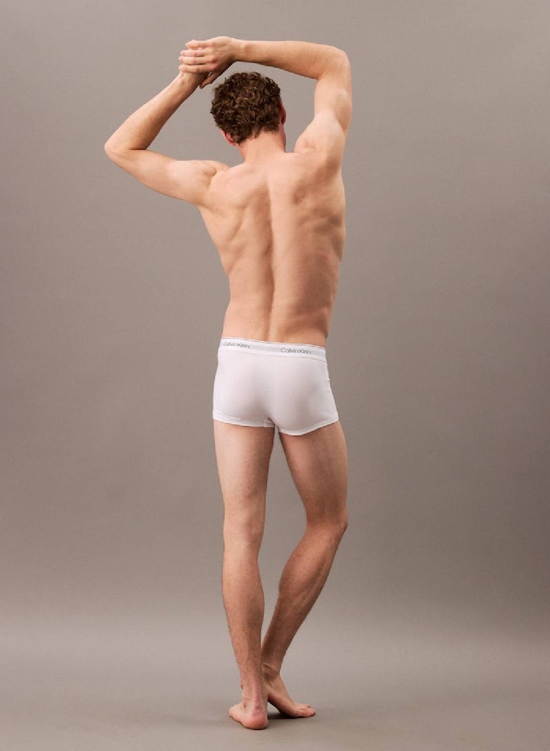 CALVIN KLEIN 3 Pack Low Rise Trunks - Icon Cotton Stretch  - Image 3