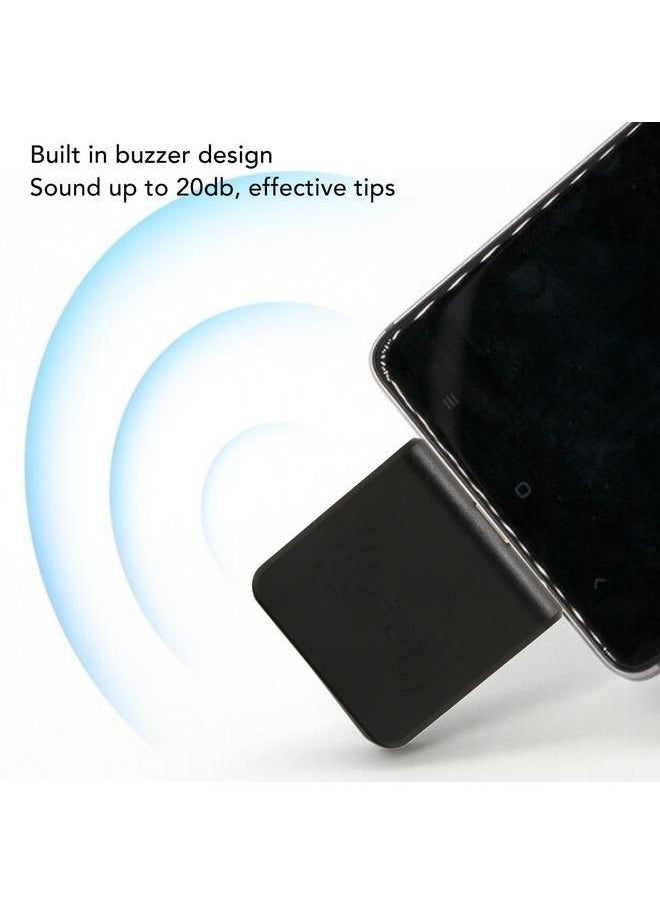 Arabest - RFID ID Mobile Phone Card Reader Type C Interface 125Khz Portable Smart Card Reader Black - Image 1