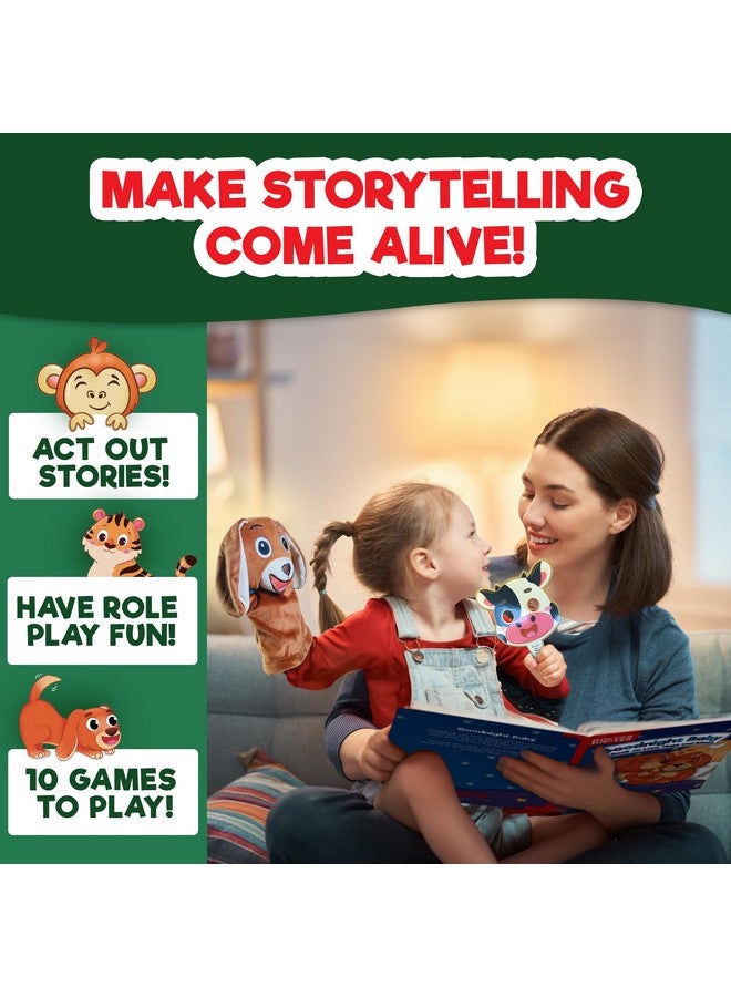 أينشتاين بوكس صندوق أينشتاين - صندوقي الكبير لسرد القصص للأولاد والبنات من عمر سنة، سنتين، ثلاث، أربع، خمس سنوات | ألعاب وهدايا للأطفال بعمر سنة فما فوق | مع كتب قصص وأقنعة لعب تظاهري | تصميم ملون - Image 3