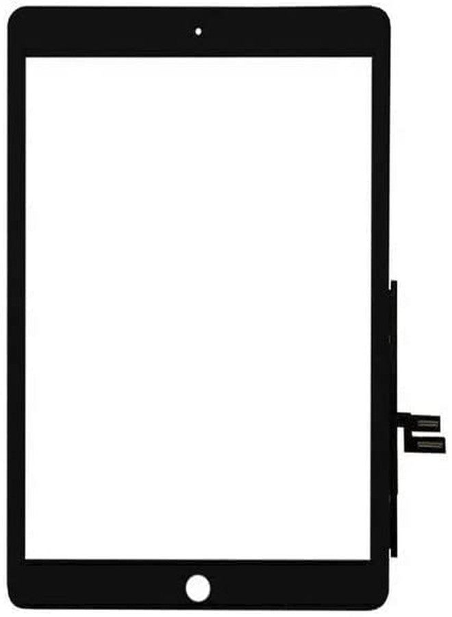 ذا كول كلوب شاشة زجاجية بديلة تعمل باللمس من TheCoolCube لأجهزة iPad من الجيل 7/8/9 A2197/A2198/A2200 A2270/A2428/A2429/A2430 (ليست شاشة LCD) (أسود) - Image 1