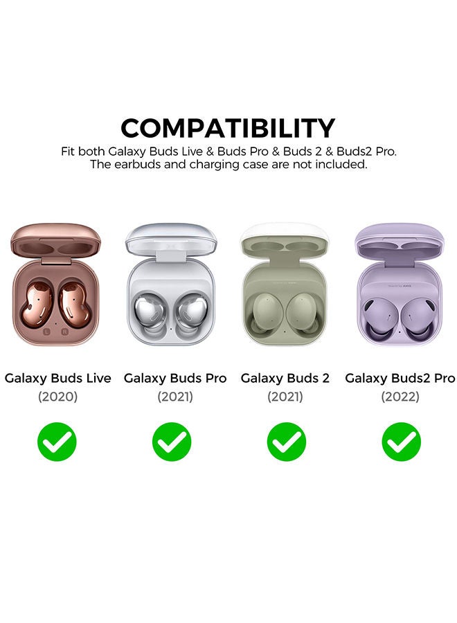 O Ozone Case Compatible with Samsung Galaxy Buds 2 Pro / Galaxy Buds 2 / Galaxy Buds Pro /Galaxy Buds Live Diamond pattern PC Protective Cover with Keychain - Yellow - Image 2