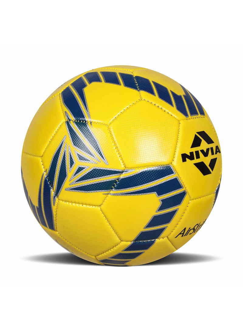 نيفيا كرة القدم الجوية سترايك | مقاس 5 | مخيط PVC الرغوي | 32 لوحة | هواية لعب الكرة | كرة القدم | بوتيل المثانة الأساسية - Image 2